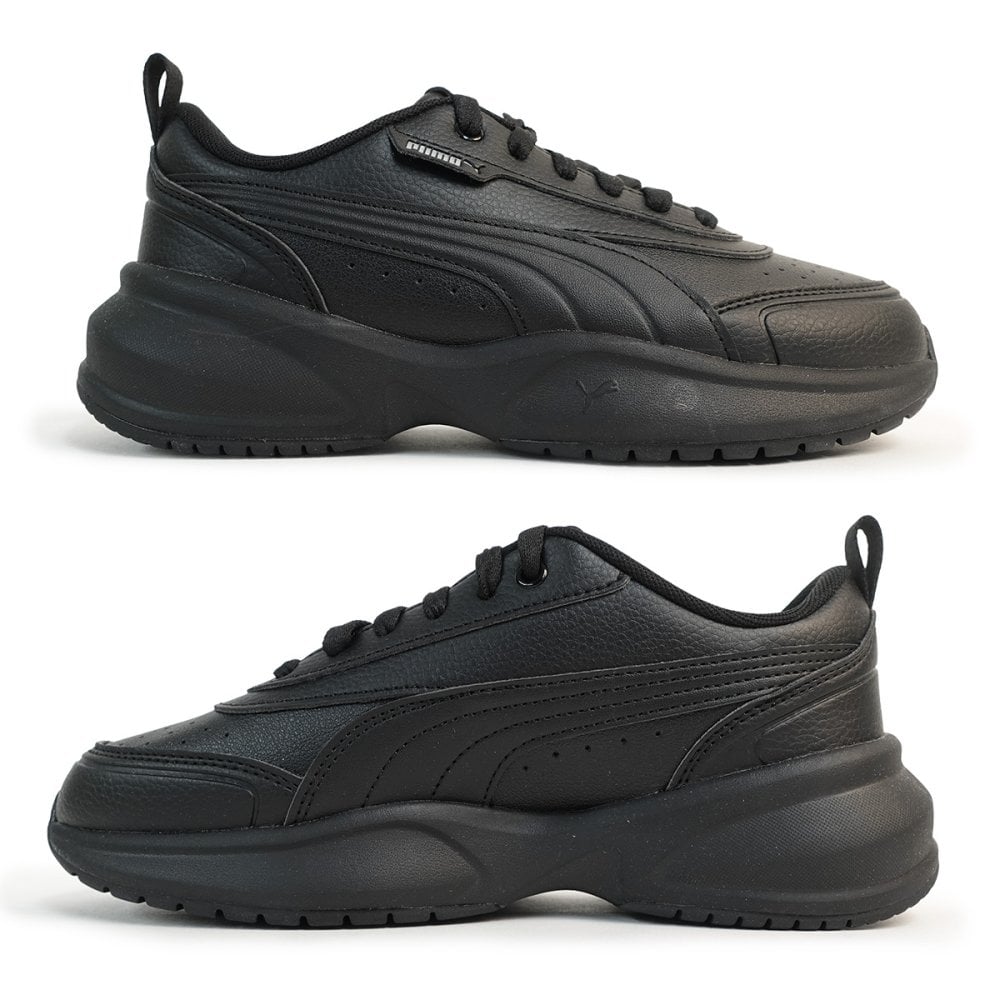PUMA プーマ レディース スニーカー CILIA 2 MODE  厚底 シリア2モード 407285 01 プーマブラック/プーマシルバー