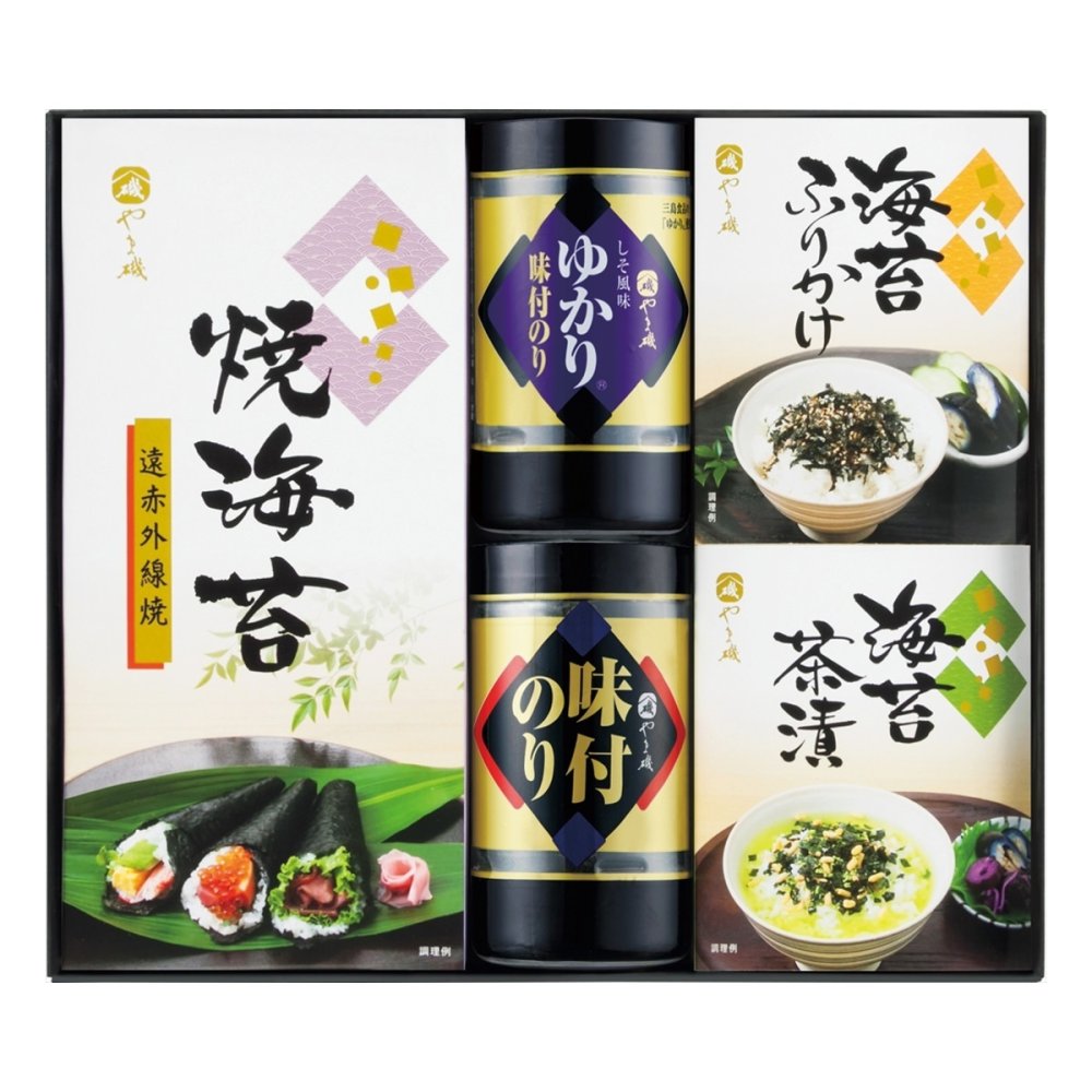 やま磯 味のり 卓上バラエティ ギフトセット 5種入 味付海苔 お茶漬け ご飯のお供 味付のり ふりかけ【北海道・沖縄県・離島 配送不可】