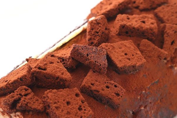 クリスマスチョコレートアイスロールケーキ［クリスマスケーキ クリスマスデコレーション クリスマスロール コンパクトサイズ］