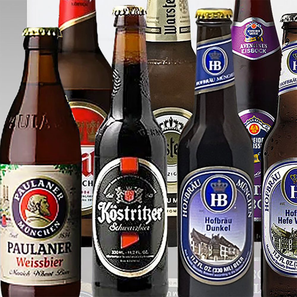残暑見舞ギフト 人気のドイツビール 330ml×10種 10本飲み比べお中元ギフトセット｜送料無料（一部地域有料）