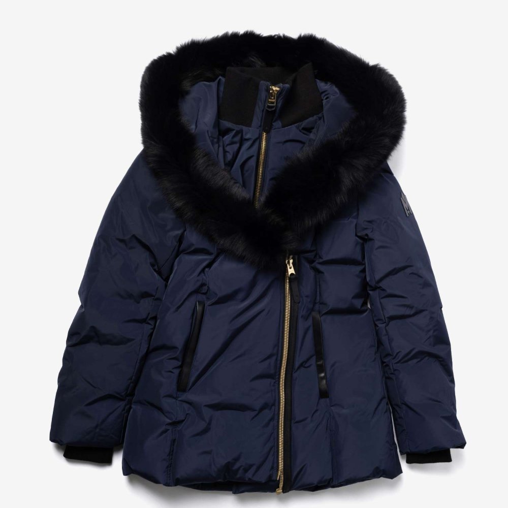 マッカージュ MACKAGE ADALI-BX HOODED DOWN COAT フーデッド ダウン コート ミドル丈 ダウンジャケット ファー レディース アウター