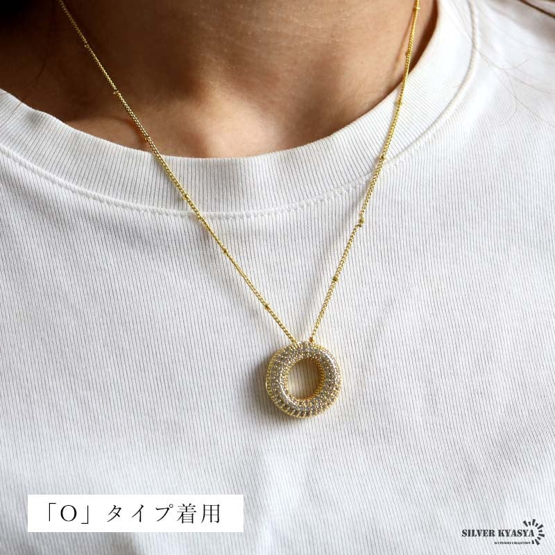 ステンレス イニシャルネックレス 大ぶり ゴールド パヴェ レディース ペンダント 英文字 AからZ 全26タイプ ストーン ぷっくり モチーフ チェーン ビーズ 華やか 上品 大人可愛い カジュアル アクセサリー 金属アレルギー対応