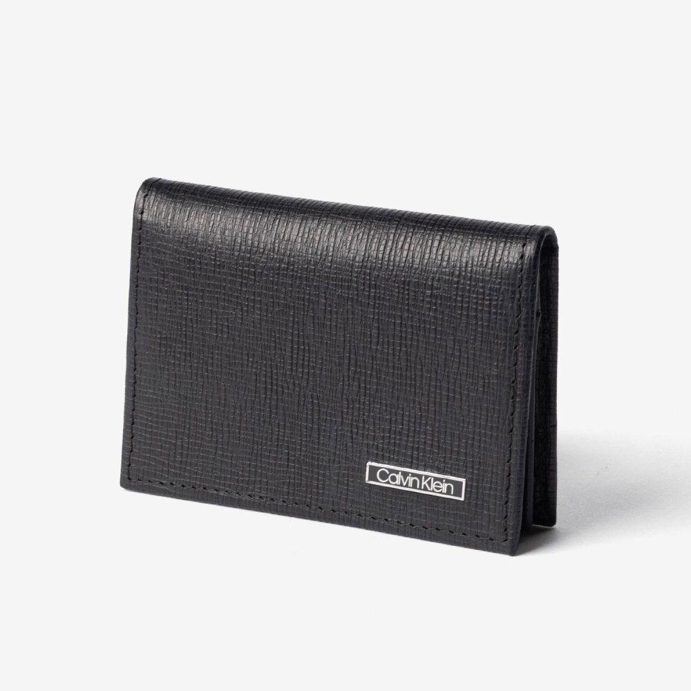 カルバンクライン Calvin Klein LEATHER CARD CASE レザーカードケース 31CK200003 二つ折り財布 メンズ 財布