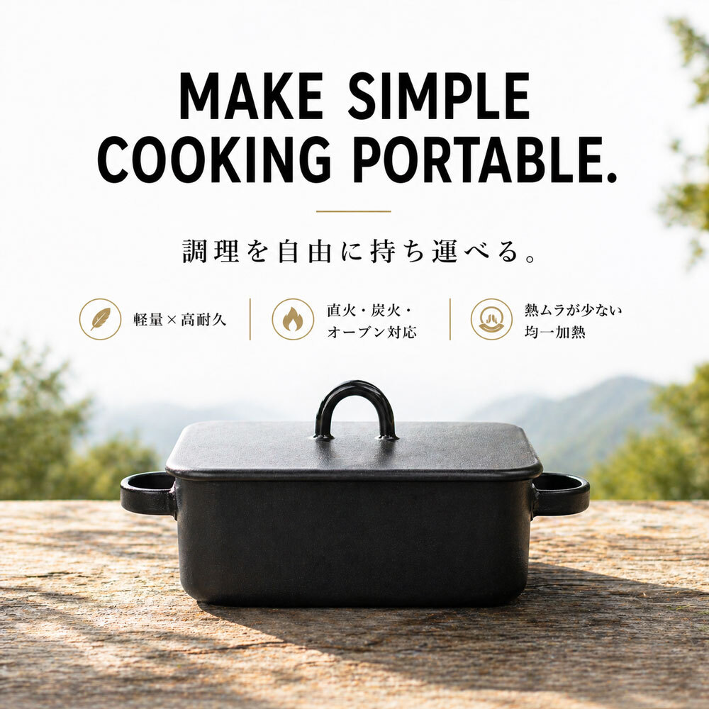 メスティン 大阪琺瑯 トング付き セット 蓋付き 収納袋付き セット ホーロー製 琺瑯 飯ごう アウトド キャンプ 持ち運び キャンプめし ソロキャンプ ハイキング 登山 キャンプ用品 調理器具 クッカー LandField