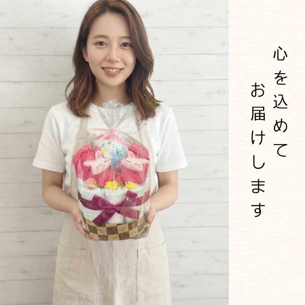 おむつケーキ 男の子 女の子 出産祝い オーボール パイナップル 赤ちゃん 喜ぶ おもちゃ ベビー お祝い お友達 親戚 同僚