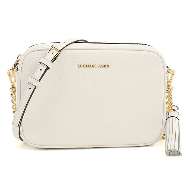 マイケルコース 斜め掛け ショルダーバッグ レディース ブランド MICHAEL KORS JET SET  レザー 32F7GGNM8L ホワイト