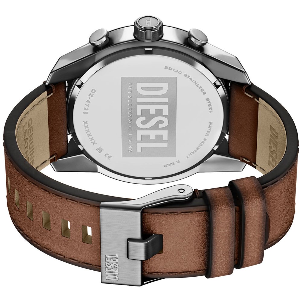 ディーゼル DIESEL 腕時計 メンズ クロノグラフ SPLIT レザーストラップウォッチ DZ4729【2026 新作】