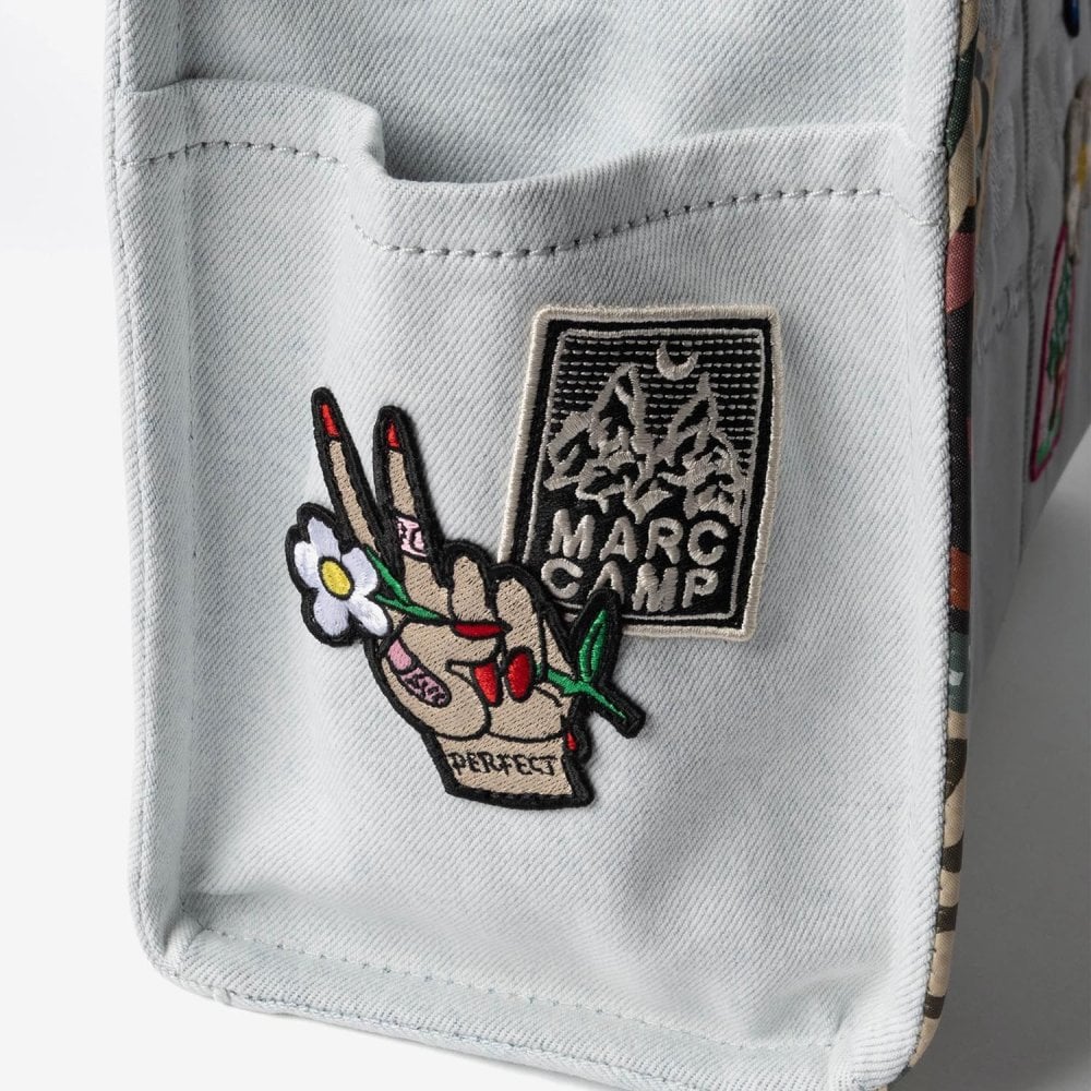 マークジェイコブス MARC JACOBS THE CAMP PATCHWORK DENIM MEDIUM TOTE BAG ザ キャンプ パッチワーク デニム ミディアム トート バッグ 2P6HTT008H02 ショルダーバッグ レディース バッグ