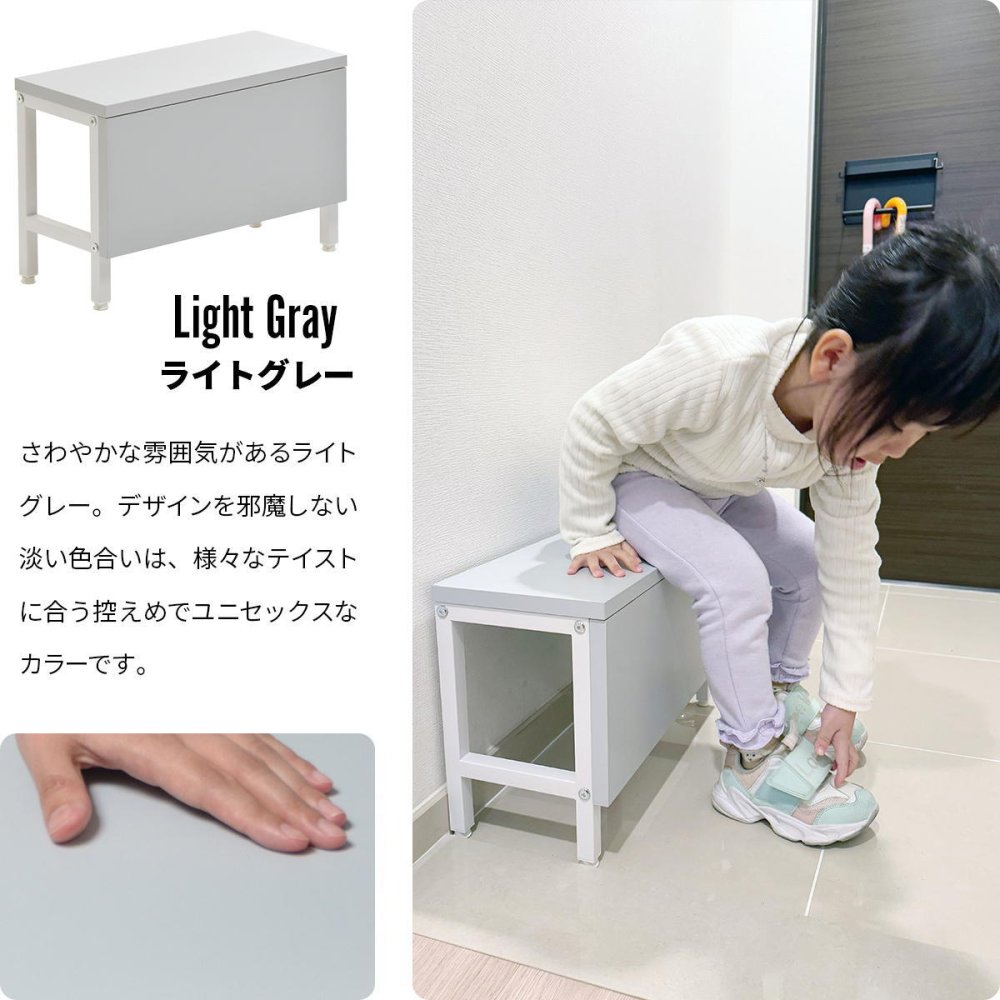 Noko 踏み台 キッズデスク NKKD0327 踏台 トイレの踏台 キッズ家具 韓国スタイル ポップ 角型 木製 トイトレ 子ども用デスク 入学祝い 新生活