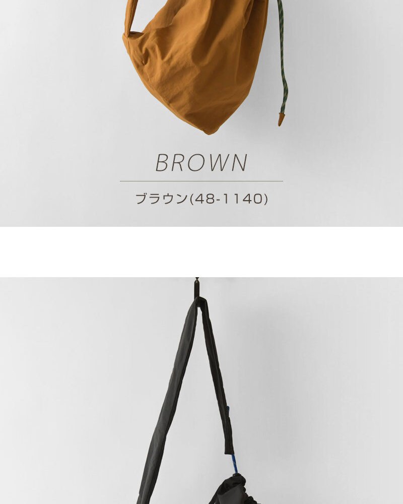 【EARTH MADE アースメイド】撥水ナイロン パラコード ボンサック ショルダーバッグ PARACODE BONSAK (E7963)正規品 レディース 春 夏 雨 水 アウトドア フェス 肩掛け 斜め掛け ナチュラル 新作 ナチュランド 人気 30代 40代 50代 60代 母の日 クリスマス ギフト プレゼント