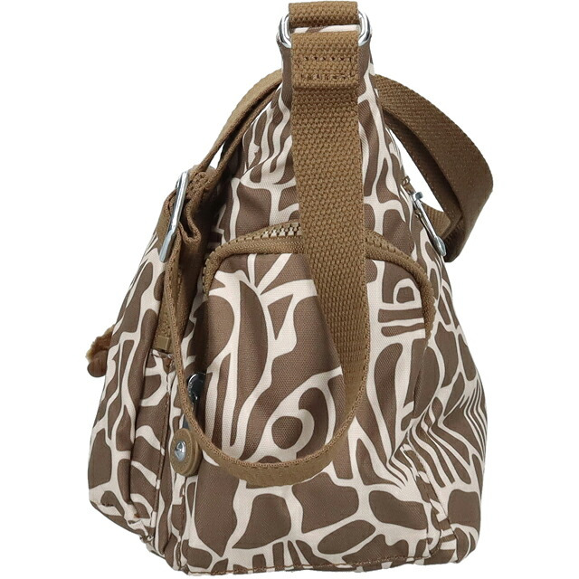 キプリング ショルダーバッグ レディース ブランド Kipling ガブ S ロゴ ワンポイント 総柄 KI6607-9GD Cocktail Khaki