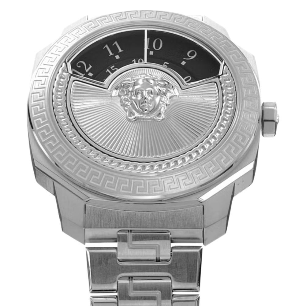 ヴェルサーチェ 腕時計 メンズ レディース ブラック シルバー 38mm VERSACE DYLOS ディロス スイス製 ユニセックス メンズ腕時計 高級 ブランド おしゃれ プレゼント ギフト 成人 卒業 入学