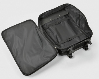 LuluCastagnette キャリーケース 折りたたみタイプ A/ブラック 15-5019-10 景品 記念品 粗品 ノベルティ 名入れ 御挨拶 ご挨拶