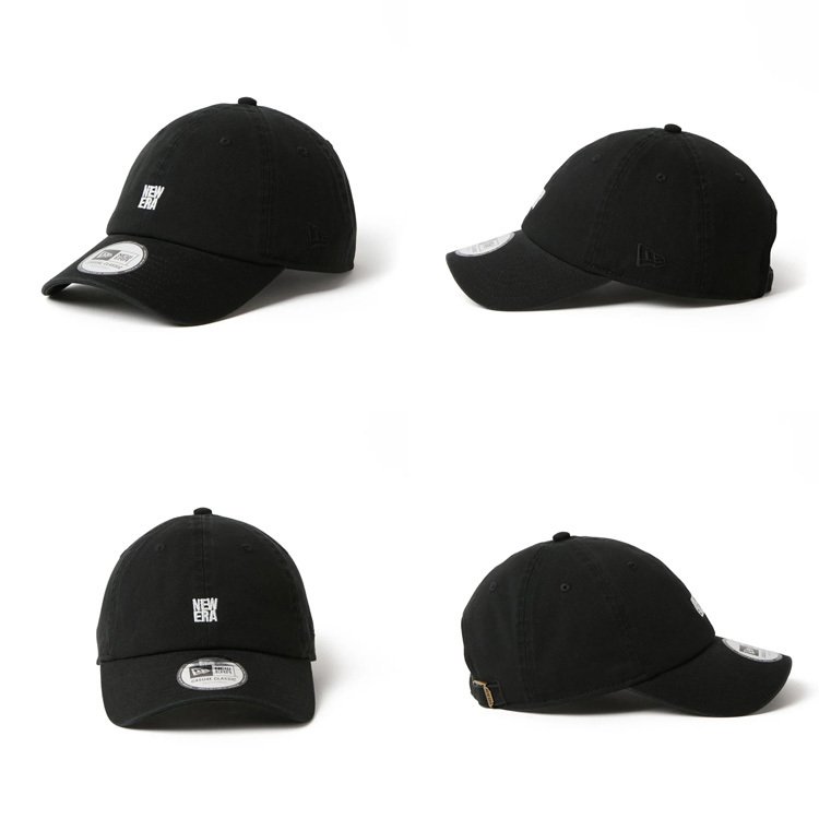キャップ ニューエラ NEWERA レディース メンズ カジュアルクラシック Mini Square Logo ブランド ロゴ ワンポイント 刺繍 15136942 15136943 15136944 シンプル 帽子 イージースナップ ローキャップ 小さめ 大きめ サイズ調整可能 ブラック カーキ ホワイト 黒 日焼け対策