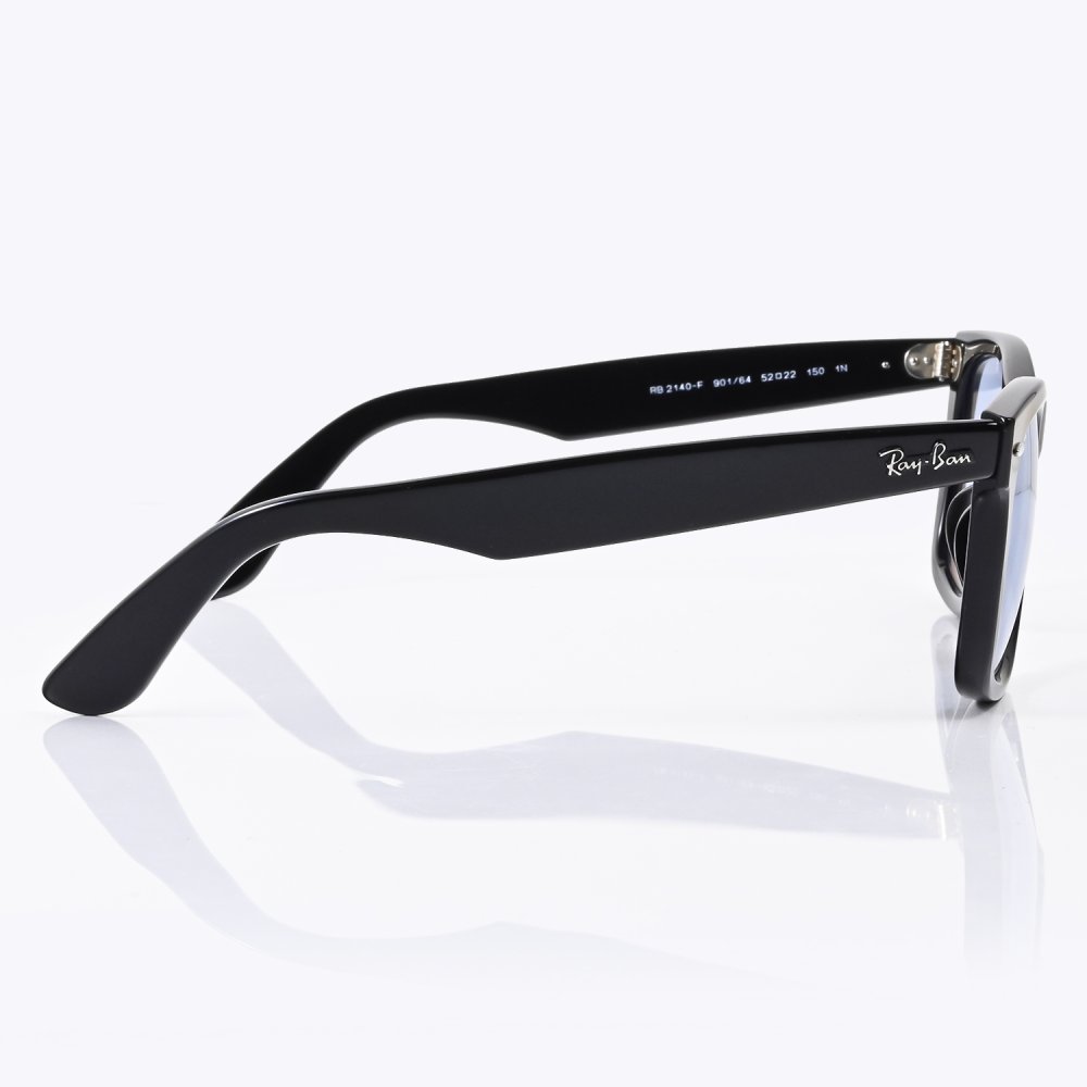 レイバン Ray-Ban サングラス オリジナル ウェイファーラー 52サイズ ローブリッジフィット アジアンフィット ウェリントン スクエア型 男女兼用 メンズ レディース ブルーグレー RB2140F 901 64 52 150 1N 【スペシャルラッピング660円(別売り)】送別会 誕生日 お中元 結婚祝い 結婚式 高級 父の日 母の日 ホワイトデー