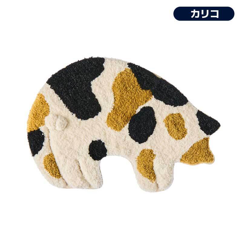 ニャンタマ マット 猫 フロアマット タフトマット 玄関マット インテリア雑貨 バスマット かわいい 室内用 子供部屋 ラグ ねこ 猫 ネコ 猫好き 猫雑貨 猫グッズ おしゃれ ねこ好き プレゼント ギフト 贈り物 足元マット ふわふわ 敷物