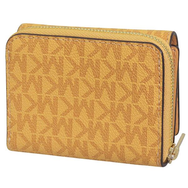 マイケルコース MICHAEL KORS 三つ折り財布 折り畳み ミニ財布 コンパクト アウトレット JET SET TRAVEL 35S4GTVZ5B 469 イエロー