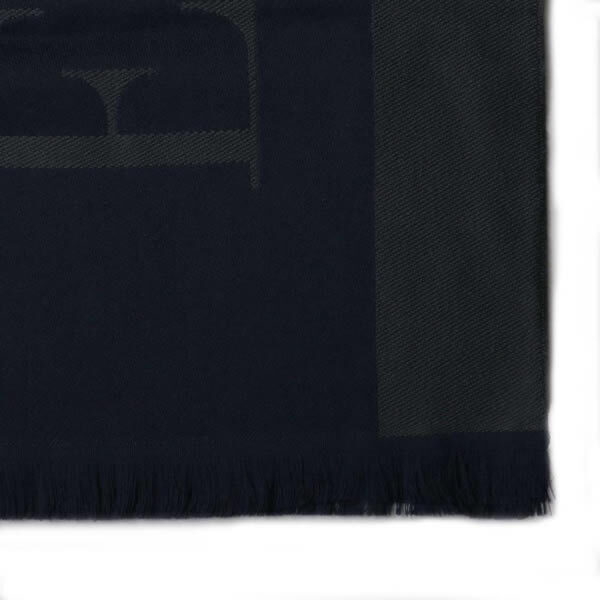 EMPORIO ARMANI エンポリオアルマーニ マフラー 625007-cc307-17435 メンズ NAVY ASFALTO マフラー