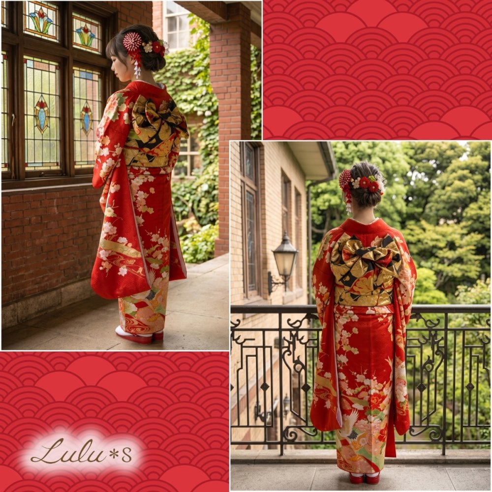 ハレの日を祝うギフト つまみ細工 髪飾り 11点セット 豪華 ダリア かすみ草 藤下がり 成人式 卒業式 結婚式 七五三 振袖 袴 着物 白無垢 前撮り プレゼント 贈り物 ルルズ Lulu＊s