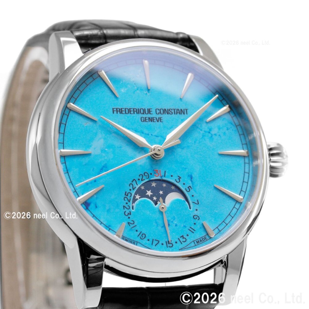 フレデリック・コンスタント FREDERIQUE CONSTANT クラシック ムーンフェイズ デイト マニュファクチュール 世界限定716本 FC-716TU3H6 腕時計 自動巻き メンズ