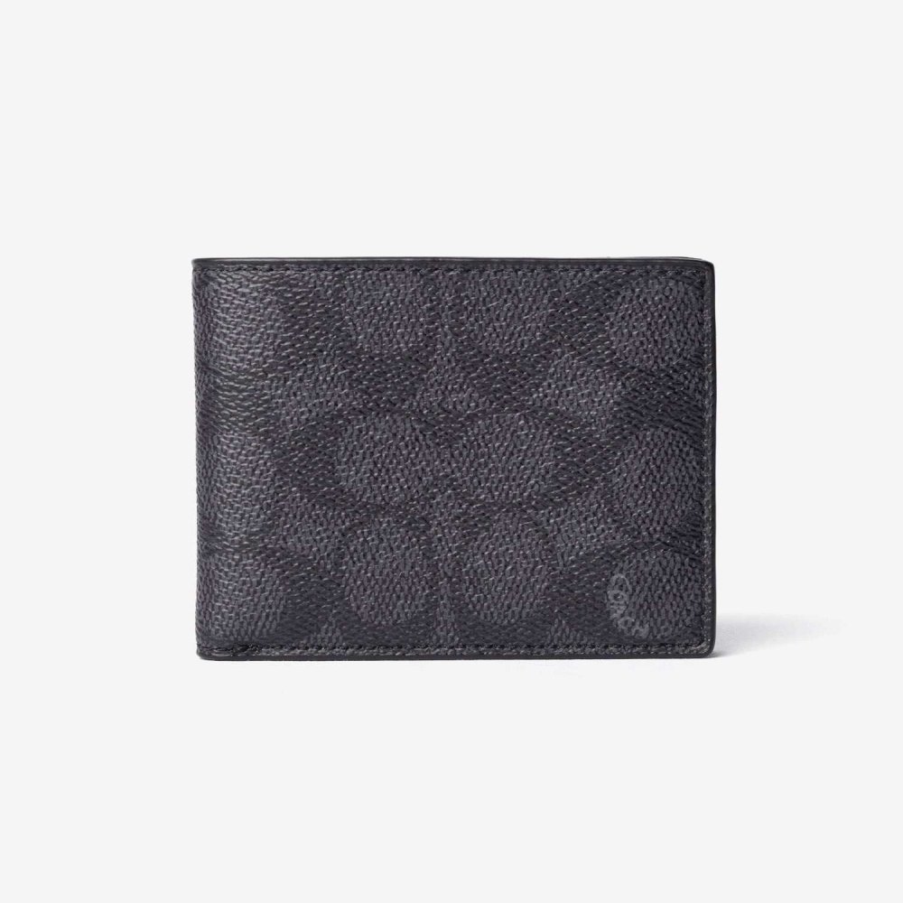 コーチ COACH WALLET ウォレット 923 シグネチャー 二つ折り財布 メンズ 財布