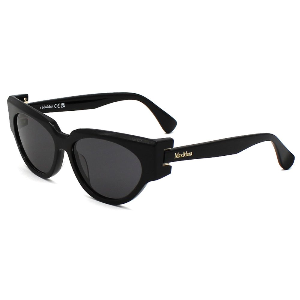マックスマーラ Max Mara サングラス グローバルフィット アイウェア キャットアイ フォックス MM0139/S 01A 55 メンズ レディース ユニセックス ブラック+グレー 海外正規品