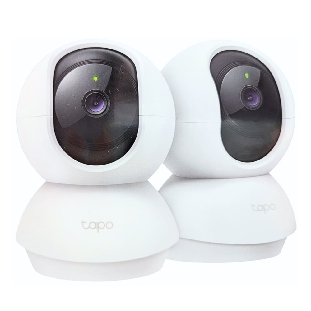 Tapo C210P2 ネットワークカメラ 屋内用 2個セット 300万画素 見守りカメラ ペットカメラ ベビーモニター 防犯カメラ 留守番 犬 猫 赤ちゃん泣き声 スマホ連動 自動追尾 360度 (水平360°/垂直114°) 首振り microSD対応 旅行 帰省