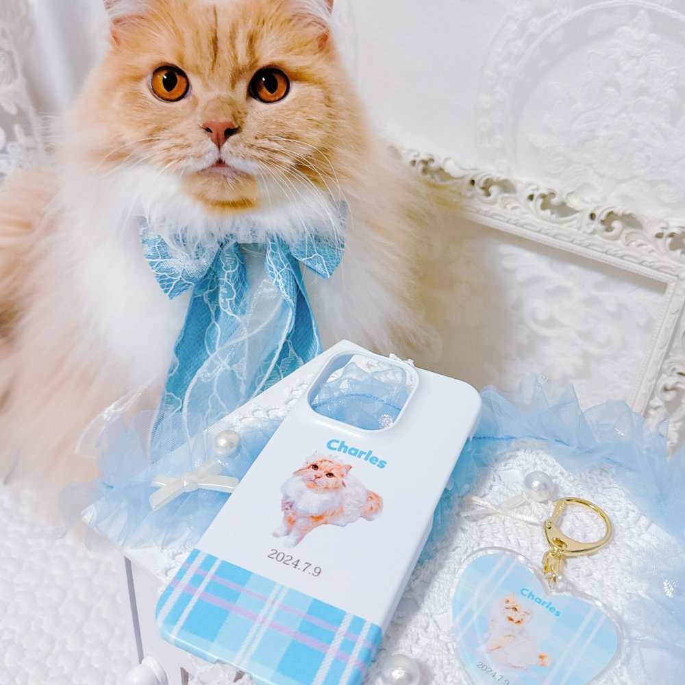 ペットの写真で作るうちの子チェックキーホルダー | お誕生日 母の日 父の日 敬老の日 還暦祝い クリスマスプレゼント
