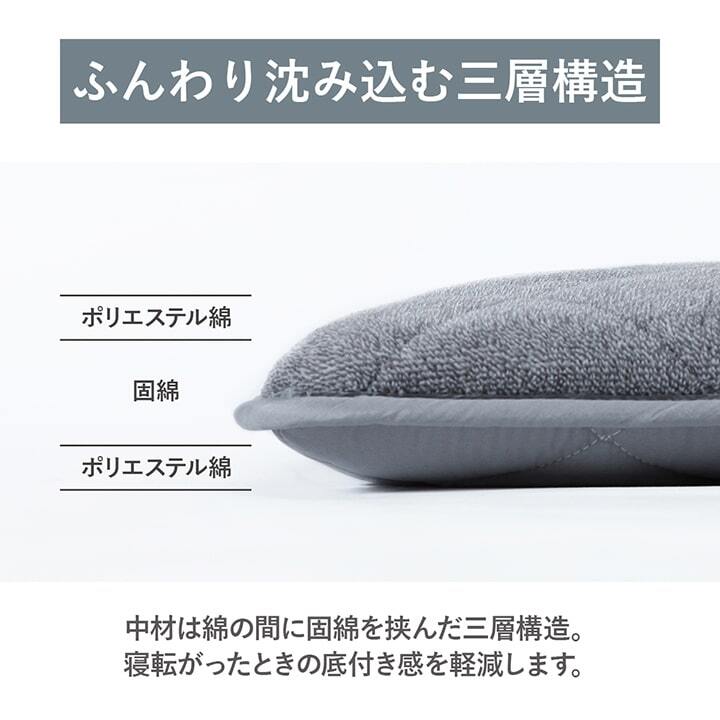 クッション 座布団 あったか 寝転ぶ 三層 キルティング 洗える 約65×180cm コーデュロイ風の あったか座布団 ポリエステル 綿 座ぶとん ざぶとん フロアクッション 和室クッション 寝具 寝室用品 インテリア 手洗い 肌触り ブラウン グレー
