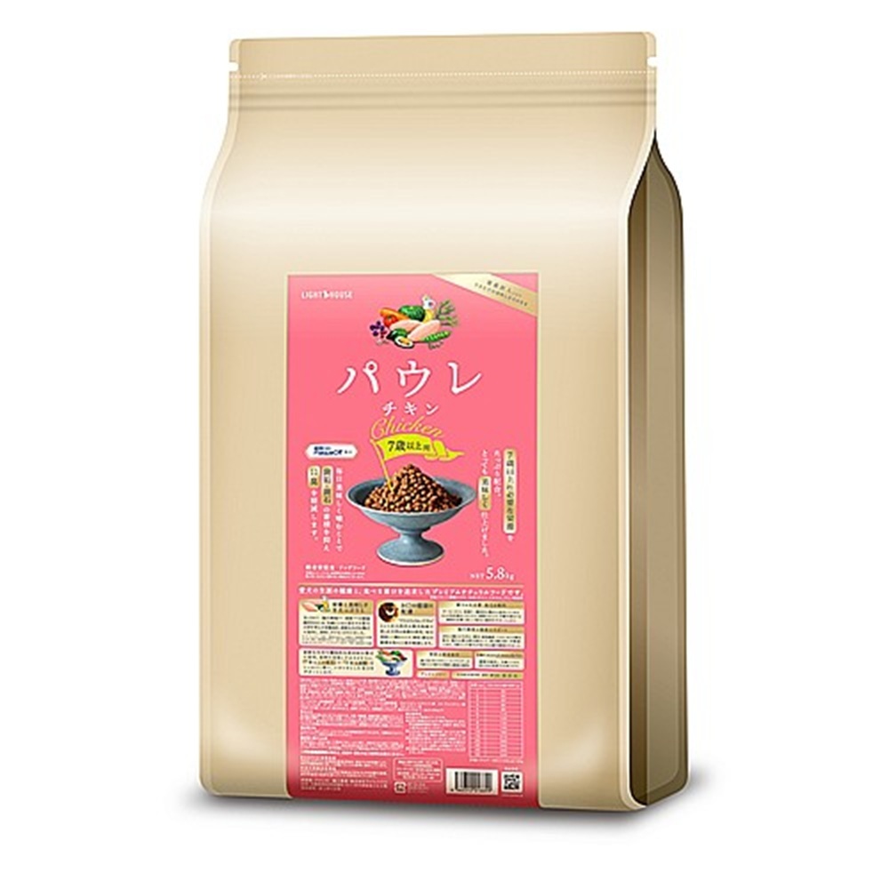 パウレ PAWLE ドッグフード チキン 7歳以上用 5.8kg×2個