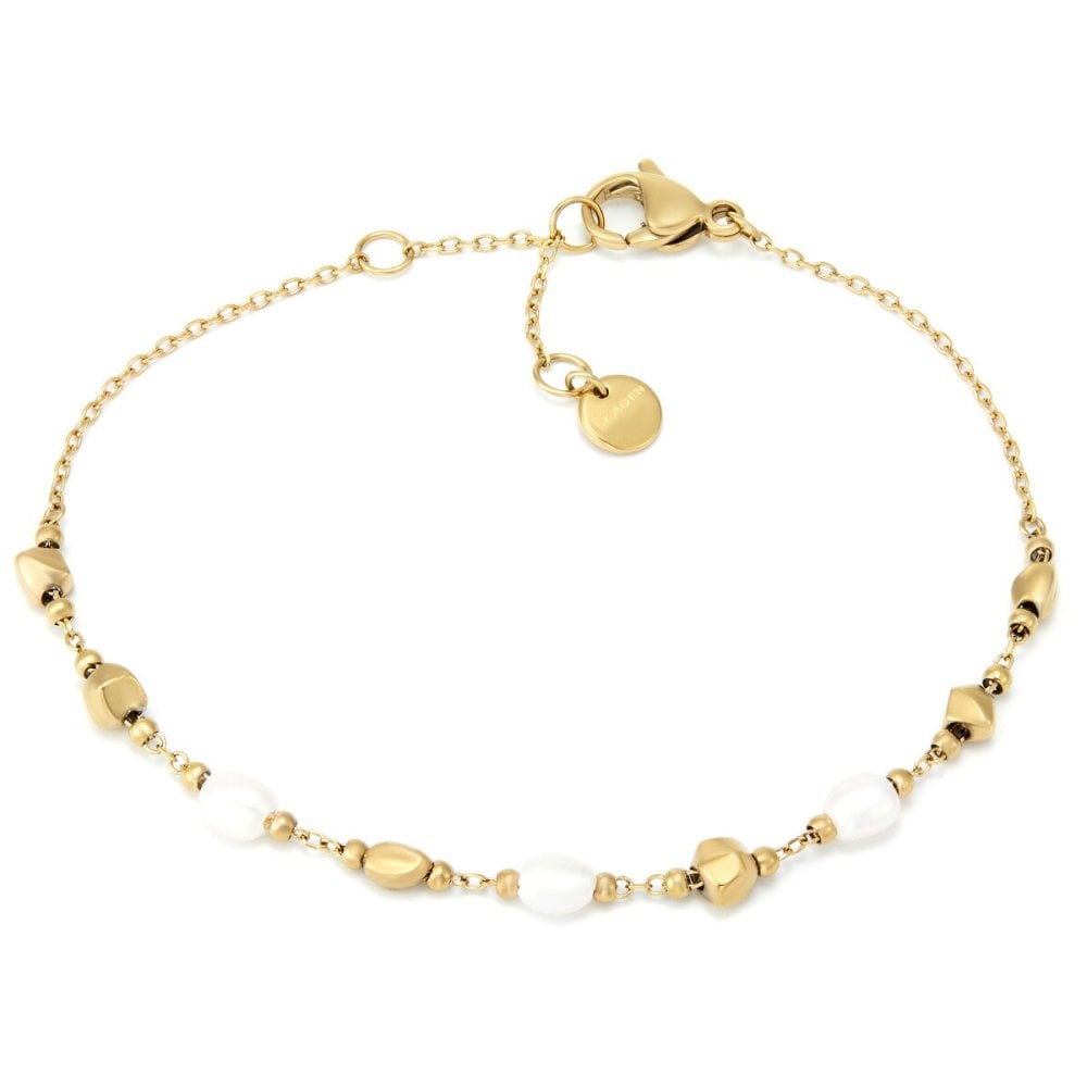 スカーゲン SKAGEN Agnethe Pearl アクセサリー ブレスレット ゴールドトーン レディース SKJ1880710