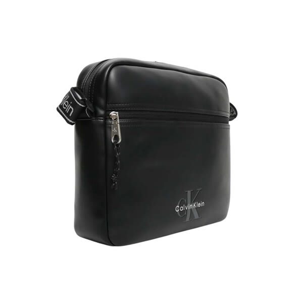 カルバンクライン CALVIN KLEIN ショルダーバッグ BOLD LOGO WEBBING LAPTOP FLIGHT lv04d3442g-ub1 ブラック BLACK