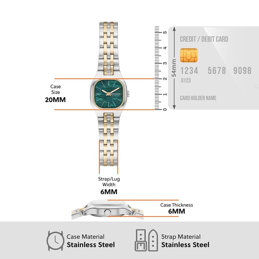 スカーゲン SKAGEN 腕時計 レディース 二針 MELLEM MICRO ツートーン  SKW3187【2026 新作】