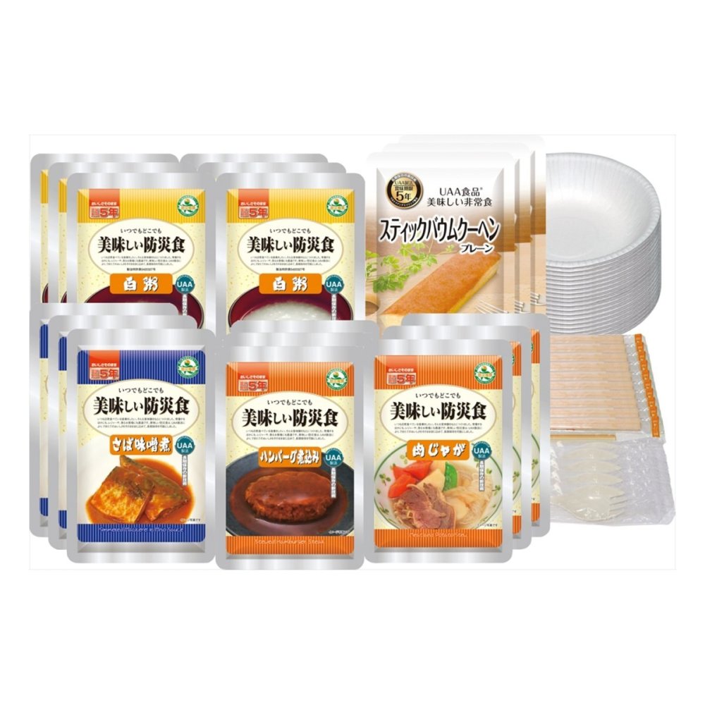 アルファフーズ アルファセット 1人3日分 UAA食品 美味しい防災食 非常食 長期保存 常温 惣菜 防災食 すぐ食べられる【北海道・沖縄県・離島 配送不可】