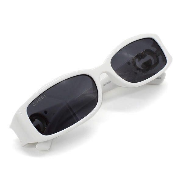 GUCCI サングラス グッチ GG1661S-003 EYEWEAR グローバルフィット ホワイト グレー メンズ レディース ユニセックス