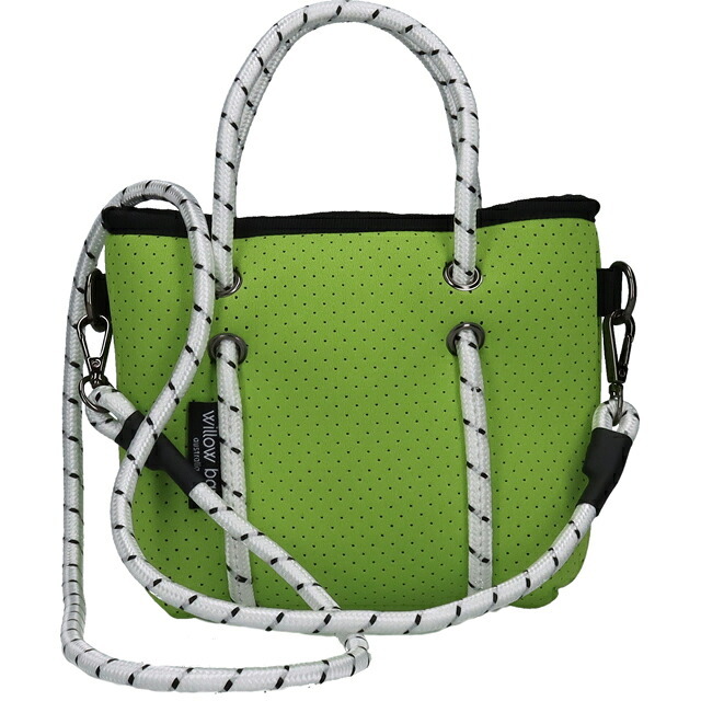 ウィローベイ ショルダーバッグ レディース ブランド WILLOWBAY ブティックタイニー マザーズバッグ  2WAY LIME
