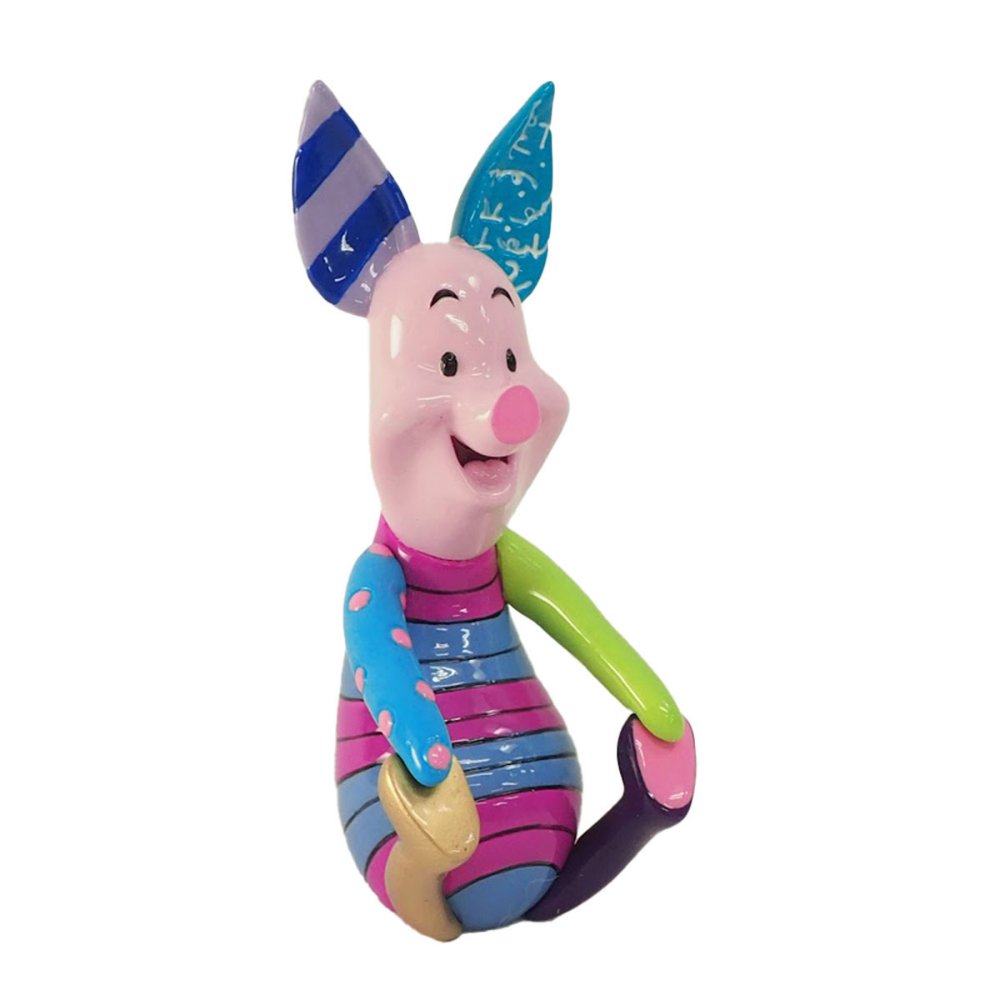 ロメロ ブリット Romero Britto ディズニー バイ ブリット Disney by Britto ピグレット 100周年アニバーサリー ミニ 置物 フィギュア 人形 6019024 くまのプーさん ブタ インテリア