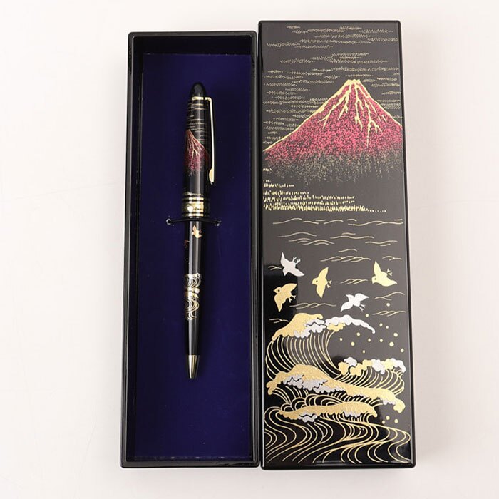蒔絵 ボールペン 通販 ペンケース付き 漆芸ボールペン 山中漆器 山中塗り 和柄 高級筆記具 日本伝統工芸 外国人お土産 父の日ギフト 退職祝い就職祝い 記念品 ギフト ステーショナリー おしゃれ筆箱 蒔絵小物 漆塗り和風雑貨 日本土産 日本お土産