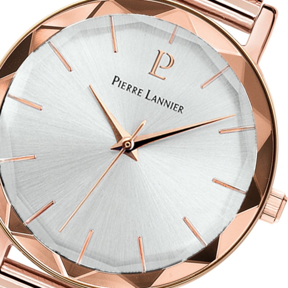 ピエールラニエ PIERRE LANNIER レディース 腕時計 クオーツ マルチプル MULTIPLES 30mm P499B929 ラウンド メッシュベルト ピンクゴールド