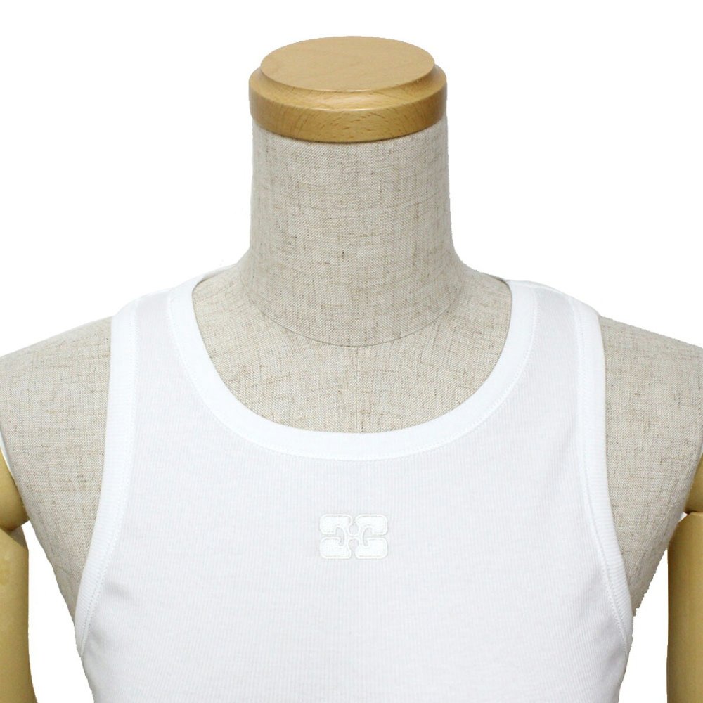 ガニー GANNI トップス タンクトップ T3897-151 ウィメンズ レディース Bright White ホワイト 海外正規品