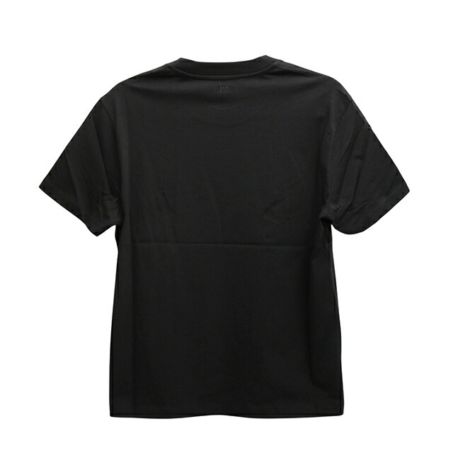 アミパリス AMI PARIS Ami de Coeur パーマネントコレクション Tシャツ BFUTS035-001-XS ユニセックス ブラック Tシャツ
