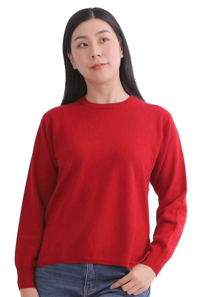 【カシミヤ１００％試験鑑定済】カシミヤ１００％レディース丸首セーター 【ラッピング無料】【メッセージカード無料】母の日 敬老の日 クリスマス 還暦祝い 百貨店 高級 誕生日 記念日 ブランド レディース 30代 40代 50代 60代 70代 80代 90代