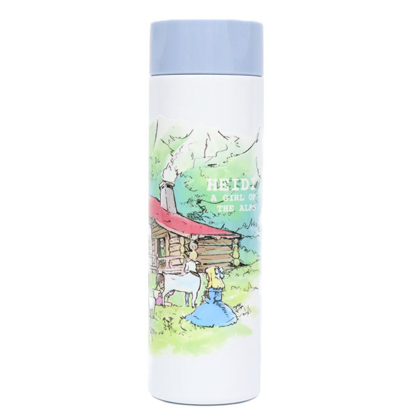 アルプスの少女ハイジ ポケミニボトル 150ml 定形外 送料無料 812-204 ハイジ クララ ペーター ヤギ まほうびん ミニボトル スリム ポケットサイズ ステンレス 保温保冷 小さめ 通勤 通学 アウトドア ランチ かわいい ダンス