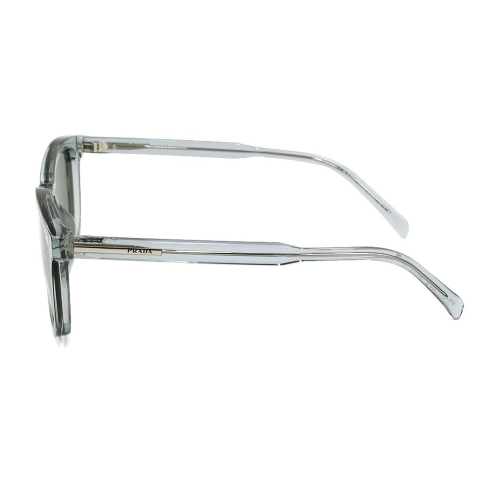 プラダ PRADA サングラス アジアンフィット アイウェア スクエア 0PRA21SF 19T175 55 メンズ レディース ユニセックス アズール(クリア)+ダークグレーフラッシュシルバー