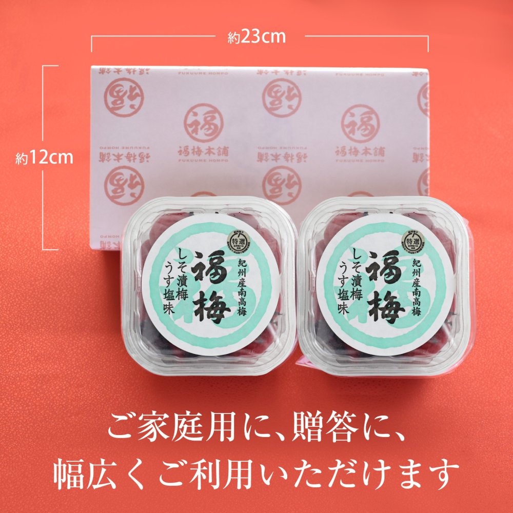 【特選紀州南高梅 】【しそ漬梅うす塩味250g×2パック（塩分約9％）】【紀州産】【調味梅干】食べやすい減塩のしそ漬梅干し つけもの 梅干し ギフト プレゼント 内祝