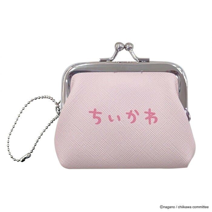 【1月20日入荷分予約受付中】 ちいかわ ミニがま口 コインケース ピンク 財布 小銭入れ ポーチ 小物入れ キャラクター グッズ かわいい おしゃれ プレゼント ギフト 雑貨 持ち運び ボールチェーン付