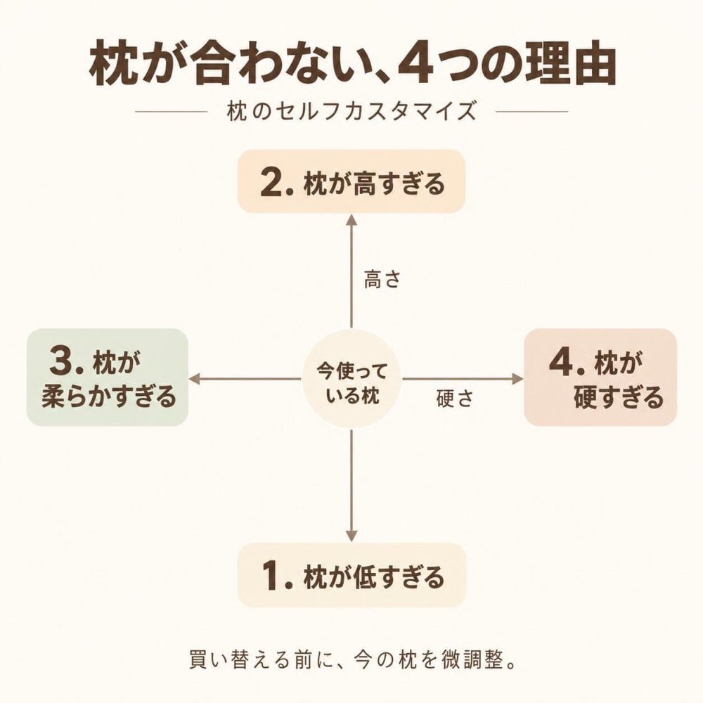 ピローベース（枕の高さを高くしたい人向け ウレタン素材の汎用アジャストシート）枕 まくら ピロー 高さ調整 シート 調整可能 低い 日本製 アジャストシート ピローベース
