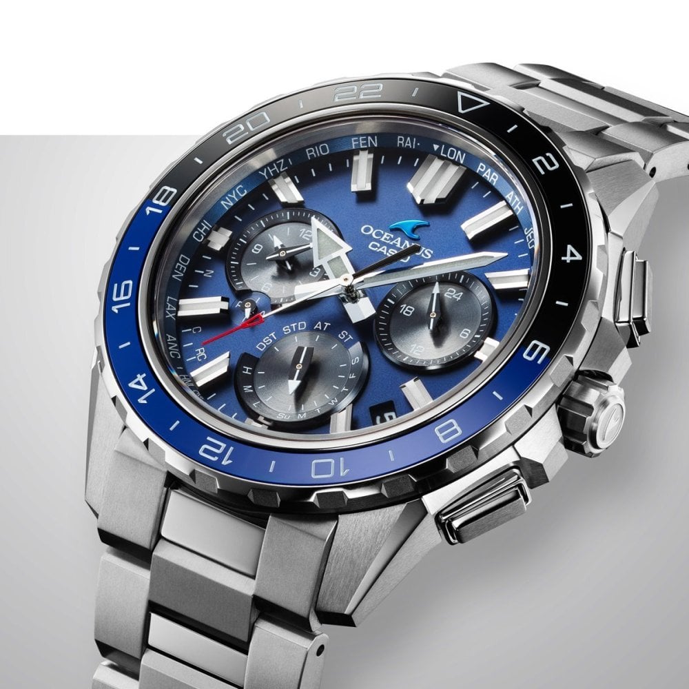 オシアナス CACHALOT カシャロ 電波 ソーラー 腕時計 メンズ OCW-P3000-2AJF タフソーラー CASIO OCEANUS カシオ 日本製 Premium Production Line【2026 新作】