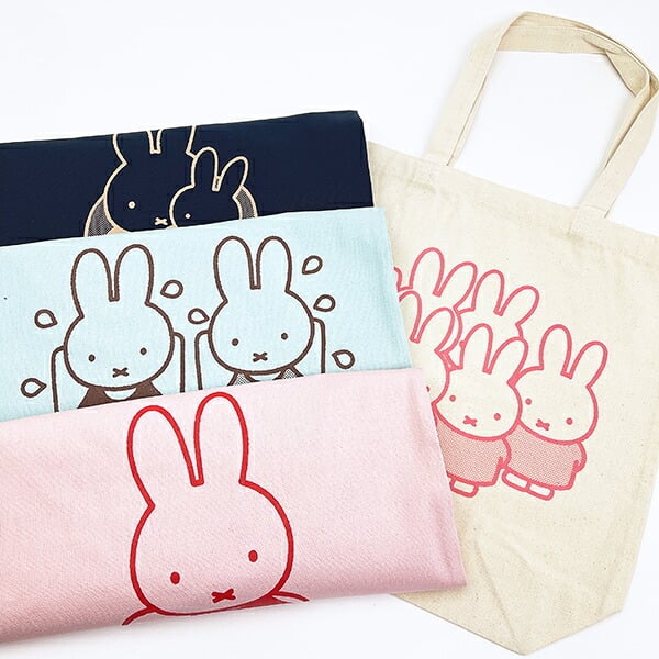 ミッフィー miffy トートバッグ ミズアソビ ライトブルー カラフルシリーズ
