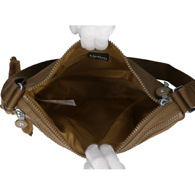 キプリング ショルダーバッグ レディース ブランド Kipling アルバー K13335-1NA Smooth Khaki